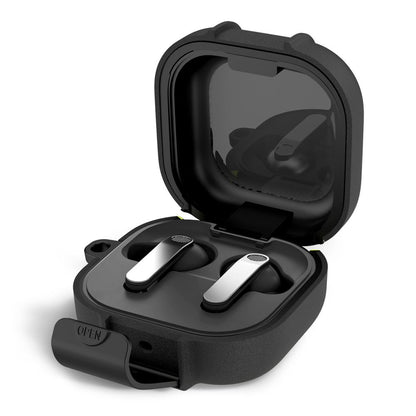 Tech-Protect Slim Hook etui til Samsung Galaxy Buds4 / Buds4 Pro, Sort