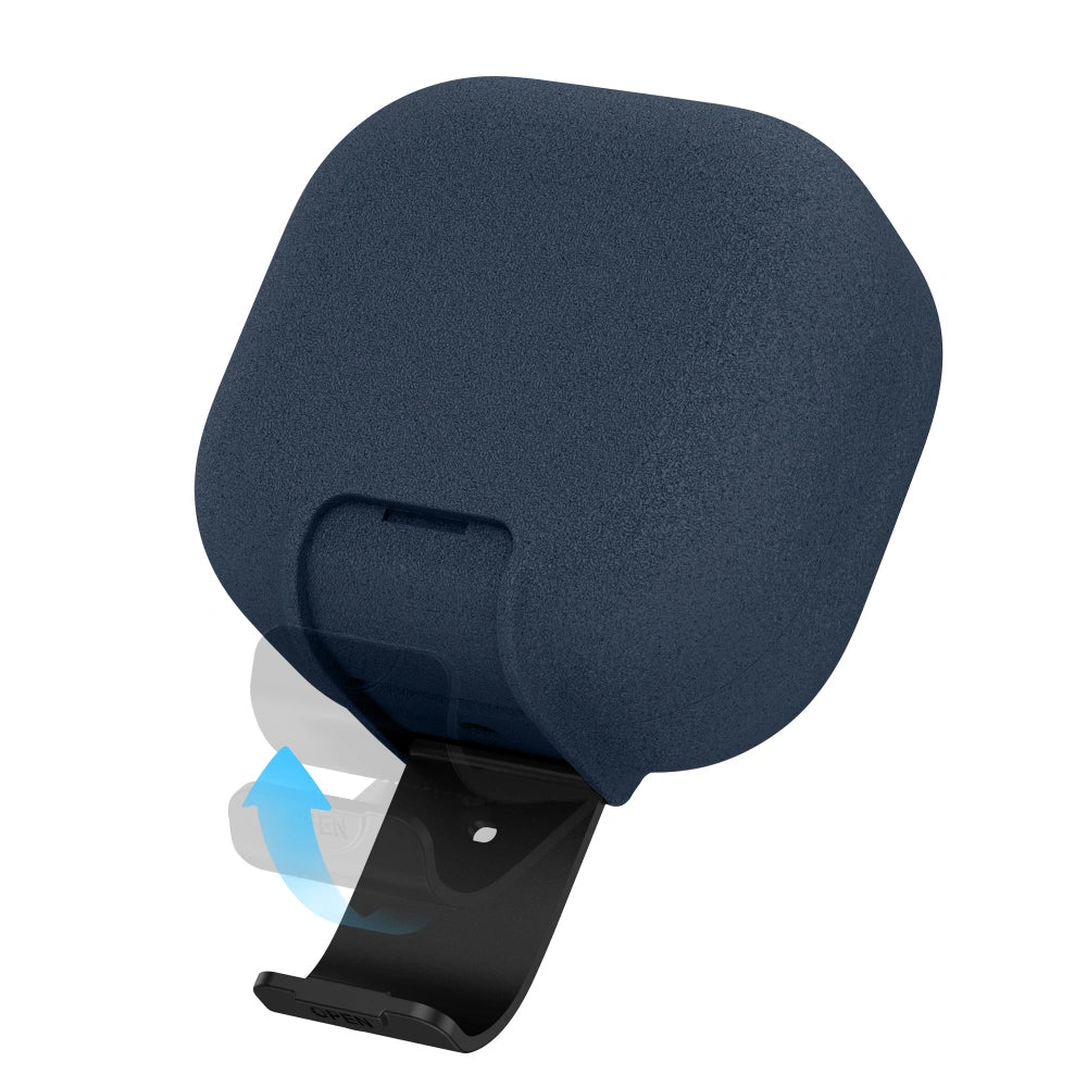 Tech-Protect Slim Hook etui til Samsung Galaxy Buds4 / Buds4 Pro, Marineblå