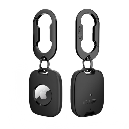 Tech-Protect Velar etui til Apple AirTag, Sort