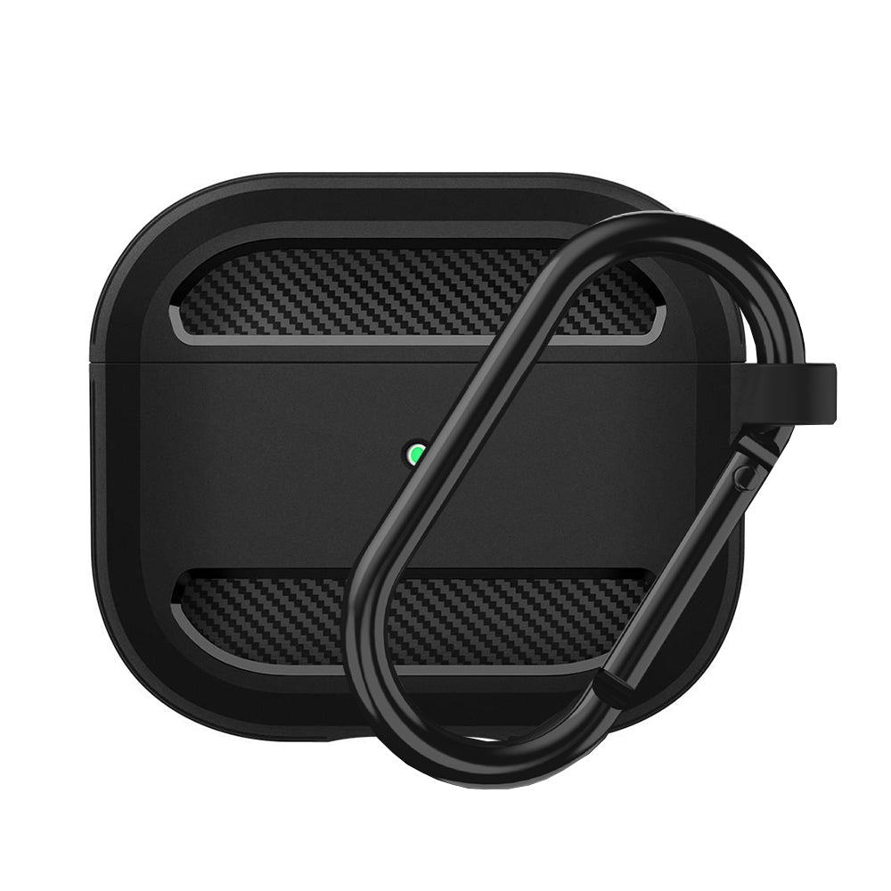 Techsuit Carbon-etui til Apple AirPods 3, Sort