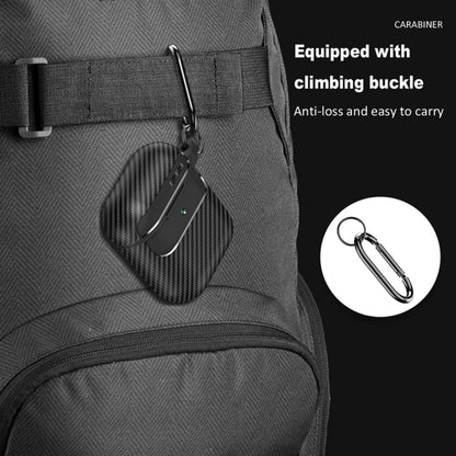 Techsuit CarbonFiber-etui til Apple AirPods Gen 2 / Gen 1, Sort