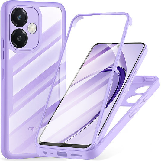 Cover til Oppo A3 4G / A3 5G, Techsuit, ColorVerse 360, Lilla