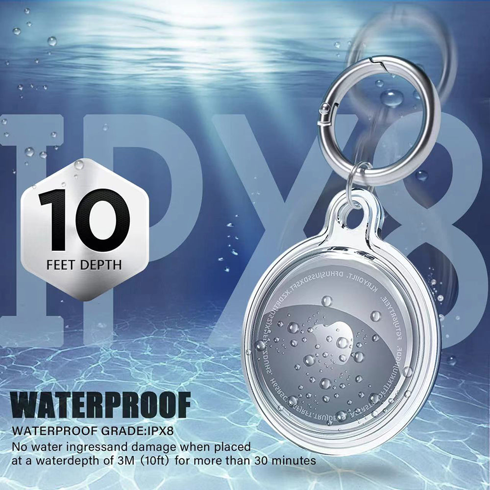 Techsuit CT15-etui til Apple AirTag, Transparent
