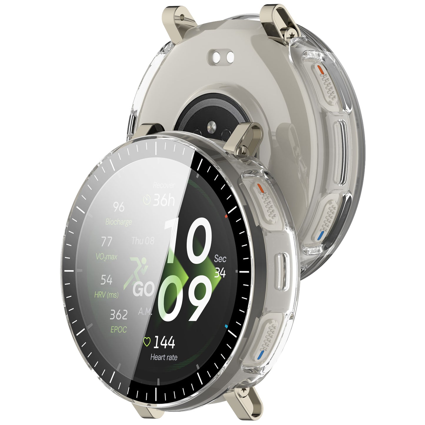 Techsuit Defense360 Pro cover til Amazfit Active 3 Premium, Transparent