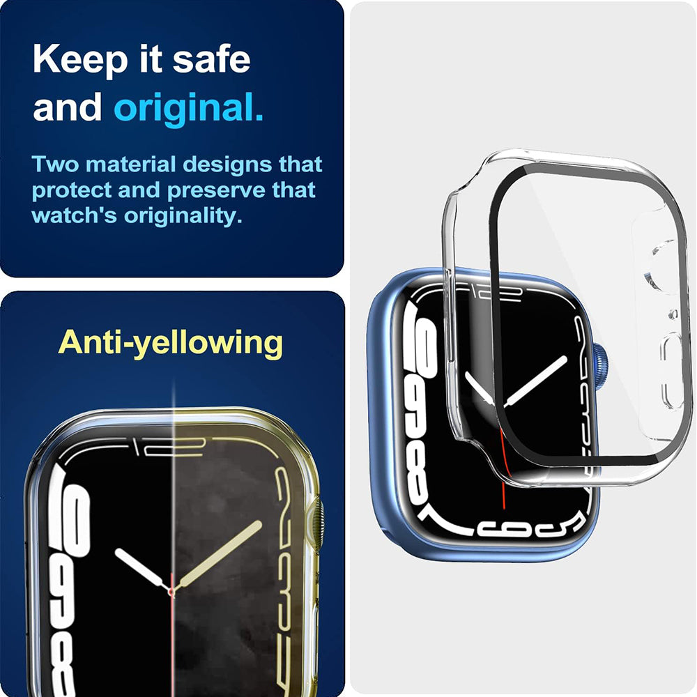 Techsuit Defense360 Pro cover til Apple Watch 7 41mm Series, Transparent