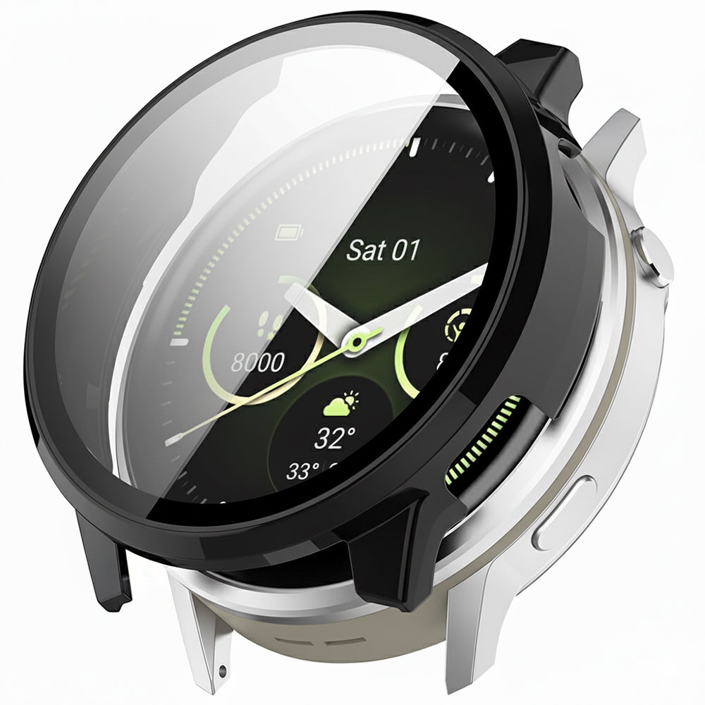 Techsuit Defense360 Pro etui til Garmin Venu 4 45mm, Sort