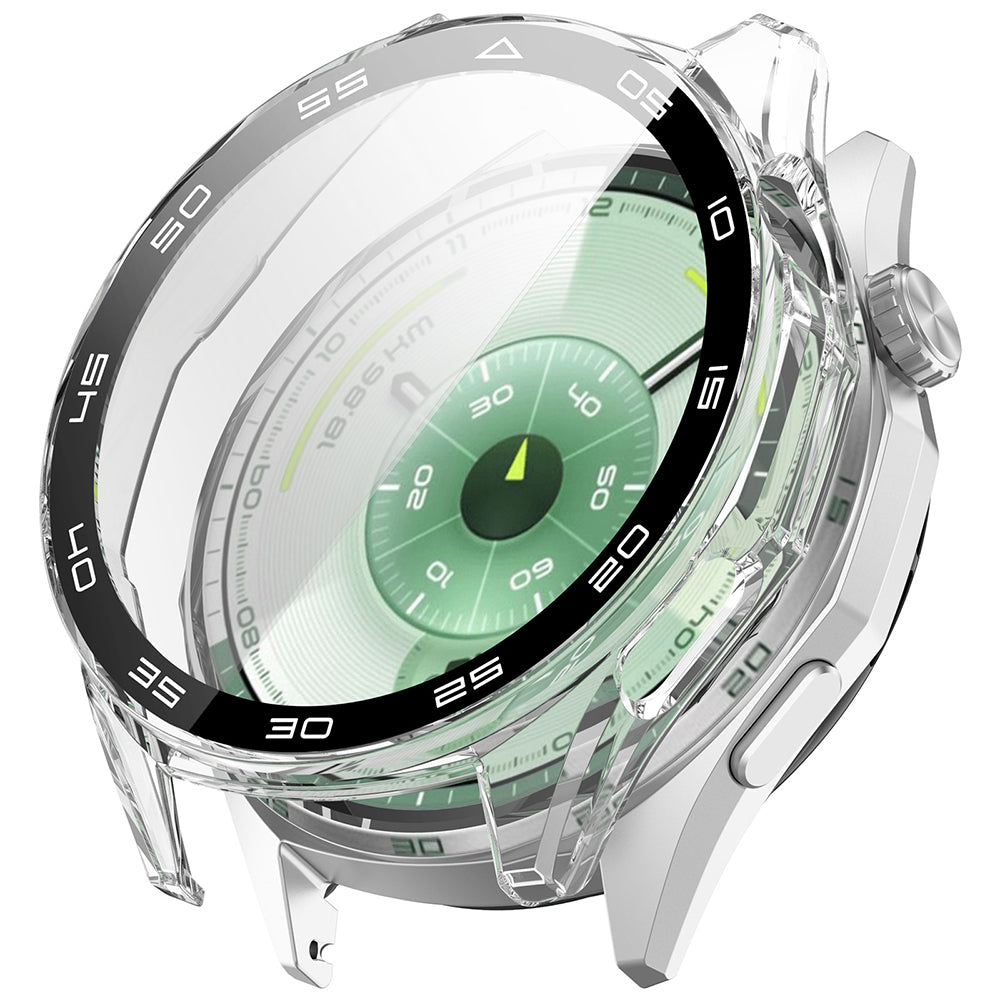 Techsuit Defense360 Pro Bezel cover til Huawei Watch GT 6 46mm, Transparent