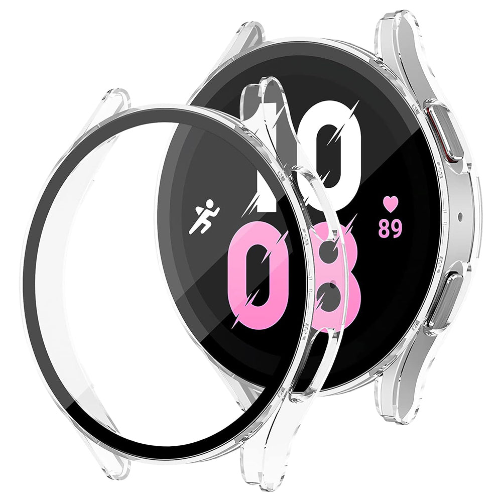 Techsuit Defense360 Pro cover til Samsung Galaxy Watch5 / Watch4 44mm-serien, Transparent