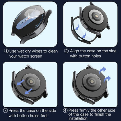 Techsuit Defense360 Pro cover til Samsung Galaxy Watch7 40mm, Sort