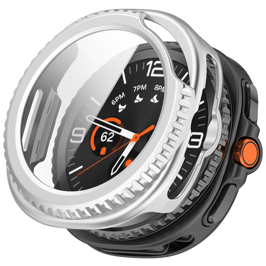 Techsuit Defense360 Pro cover til Samsung Galaxy Watch8 Classic, Sølv