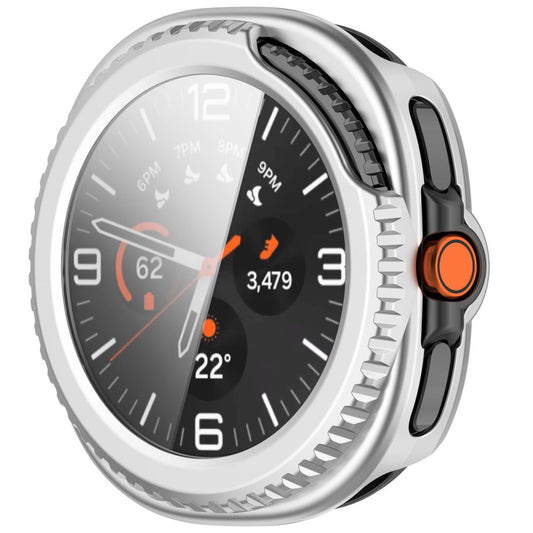 Techsuit Defense360 Pro cover til Samsung Galaxy Watch8 Classic, Sølv