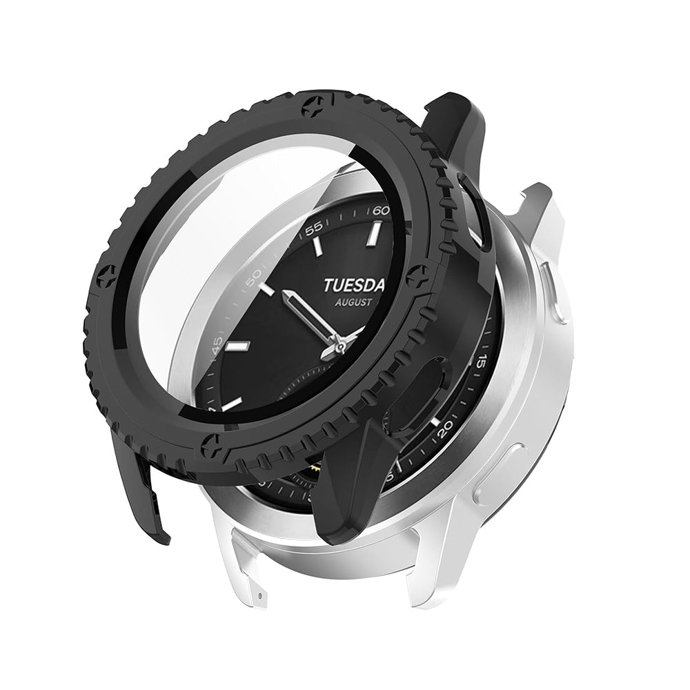 Techsuit Defense360 Pro-etui til Xiaomi Watch S3, Sort