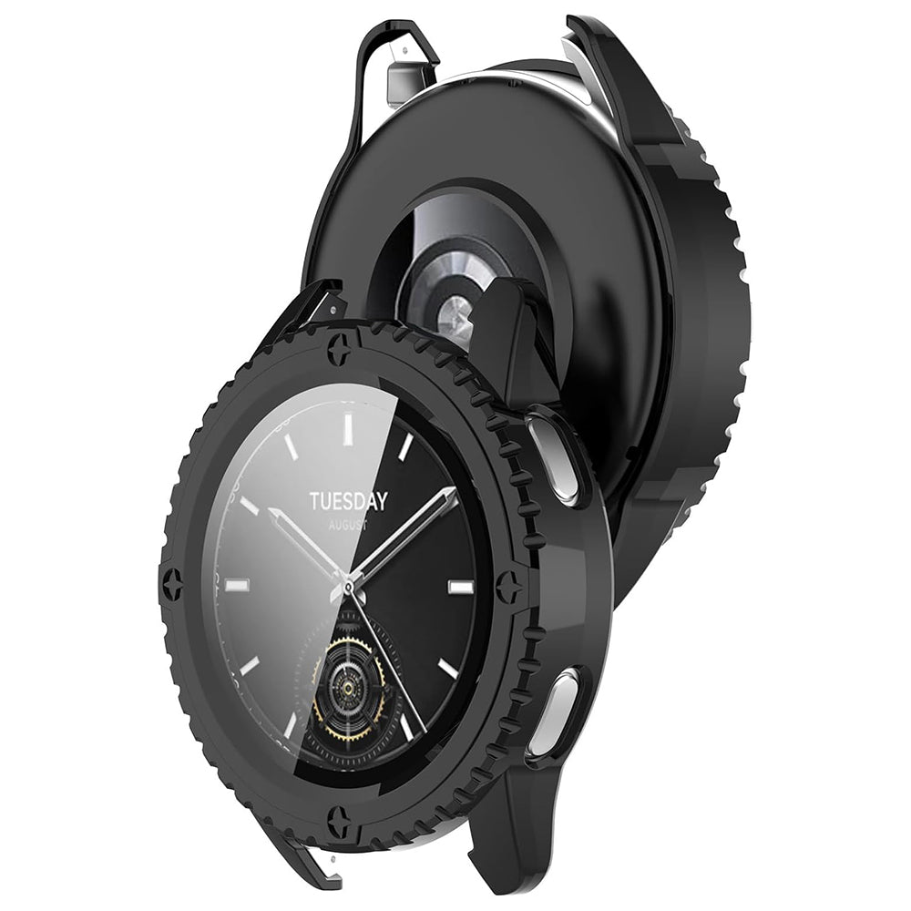 Techsuit Defense360 Pro-etui til Xiaomi Watch S3, Sort