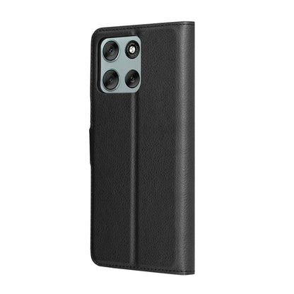 Cover til Motorola Moto G56, Techsuit, Leather Folio, Sort