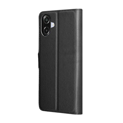 Cover til Samsung Galaxy A07 4G A075, Techsuit, Leather Folio, Sort