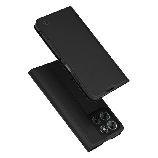 Cover til Motorola Moto G56, Techsuit, Magskin Book, Sort