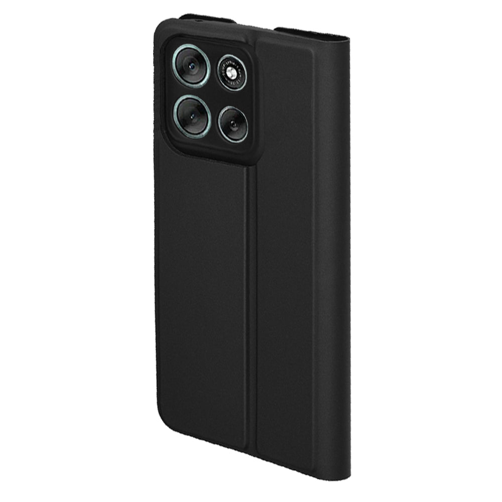 Cover til Motorola Moto G56, Techsuit, Magskin Book, Sort