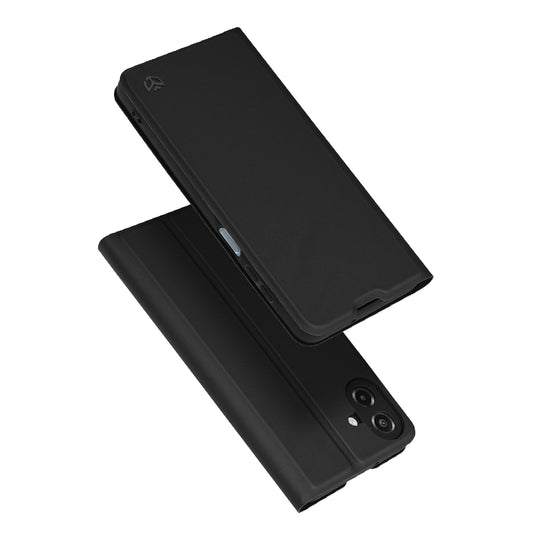 Cover til Samsung Galaxy A07 4G A075, Techsuit, Magskin Book, Sort