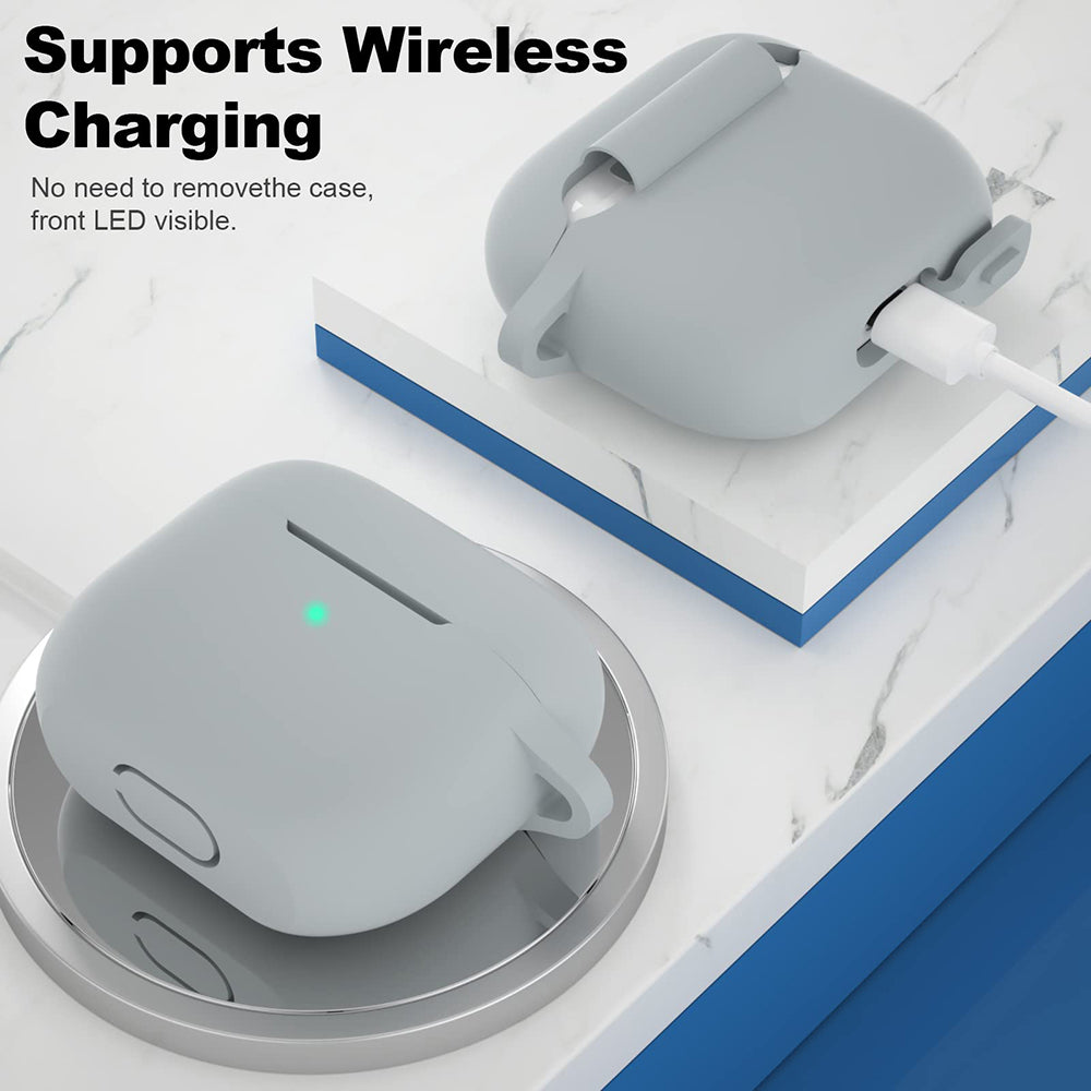 Techsuit Silicone Case for Apple AirPods 3, Gray