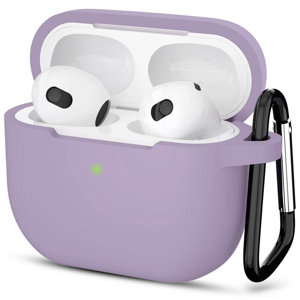 Techsuit Silicone Cover til Apple AirPods 3, Lilla