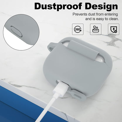 Techsuit Silicone Cover til Apple AirPods 3, Lilla