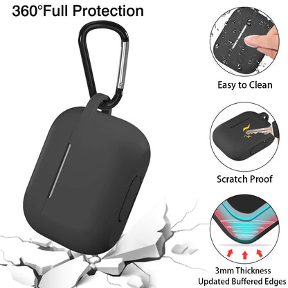 Techsuit Silicone Cover til Apple AirPods 3, Sort