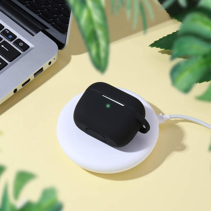 Techsuit Silicone Cover til Apple AirPods 3, Sort