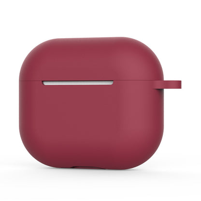 Techsuit Silicone Cover til Apple AirPods 4, Vinrød