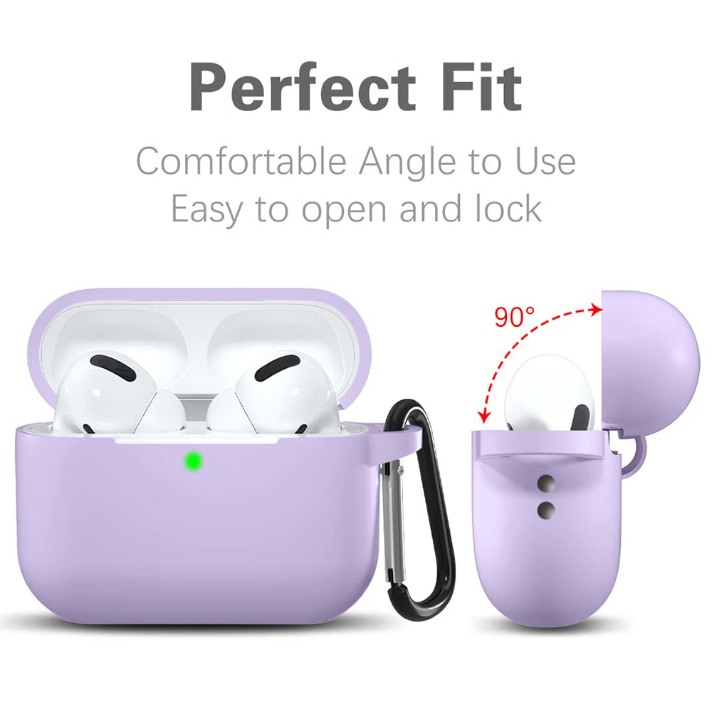 Techsuit Silicone Cover til Apple AirPods Pro Series, Lilla