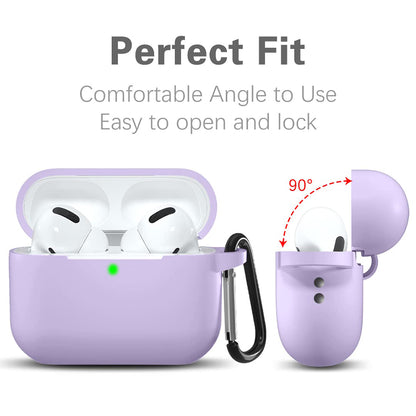 Techsuit Silicone Cover til Apple AirPods Pro Series, Lilla