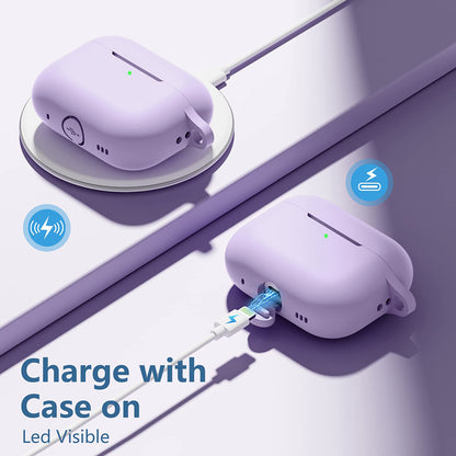 Techsuit Silicone Cover til Apple AirPods Pro Series, Lilla