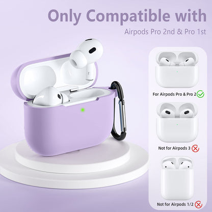 Techsuit Silicone Cover til Apple AirPods Pro Series, Lilla