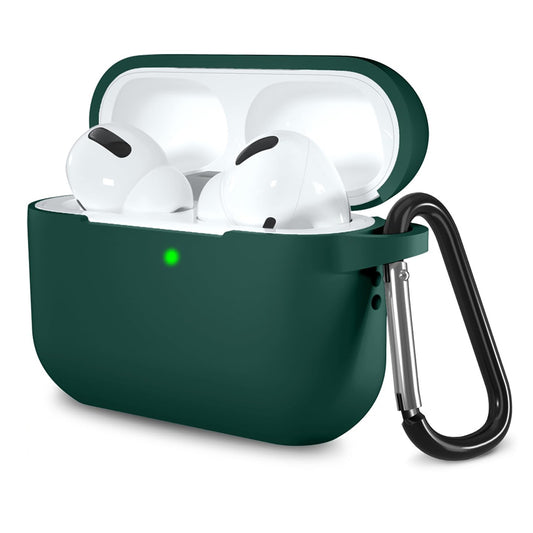 Techsuit Silicone Cover til Apple AirPods Pro Series, Mørkegrøn