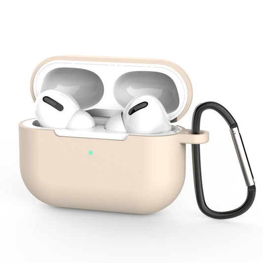 Techsuit Silikoneetui til Apple AirPods Pro 3, Creme