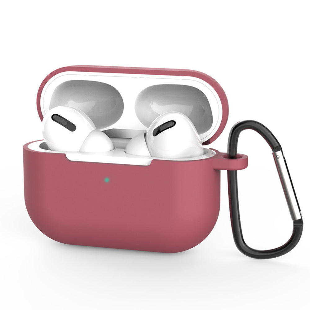 Techsuit Silikoneetui til Apple AirPods Pro 3, Vinrød