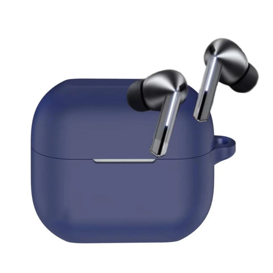 Techsuit Silicone Cover til Samsung Galaxy Buds3 FE / Buds3 Pro / Buds3, Marineblå