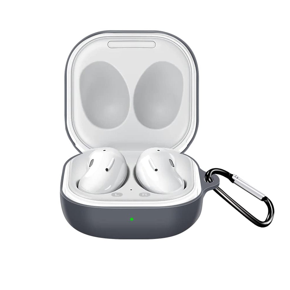 Techsuit Silicone-etui til Samsung Galaxy Buds FE / Buds2 Pro / Buds2 / Buds Pro / Buds Live, Sort