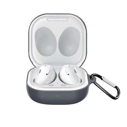 Techsuit Silicone-etui til Samsung Galaxy Buds FE / Buds2 Pro / Buds2 / Buds Pro / Buds Live, Sort
