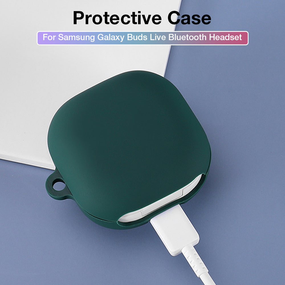 Techsuit Silicone-etui til Samsung Galaxy Buds FE / Buds2 Pro / Buds2 / Buds Pro / Buds Live, Sort