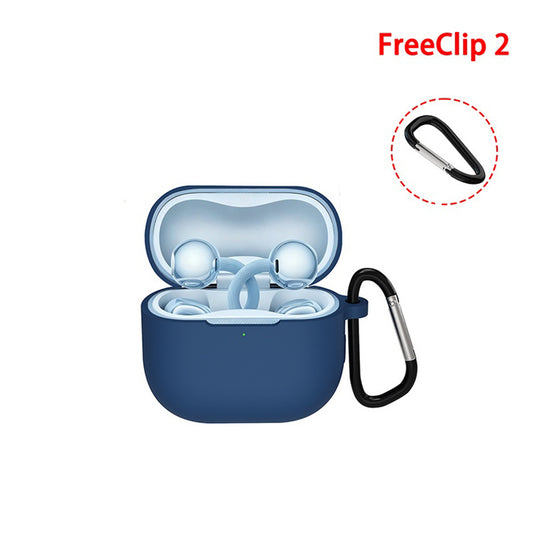 Techsuit Silicone Cover til Huawei FreeClip 2, Sort
