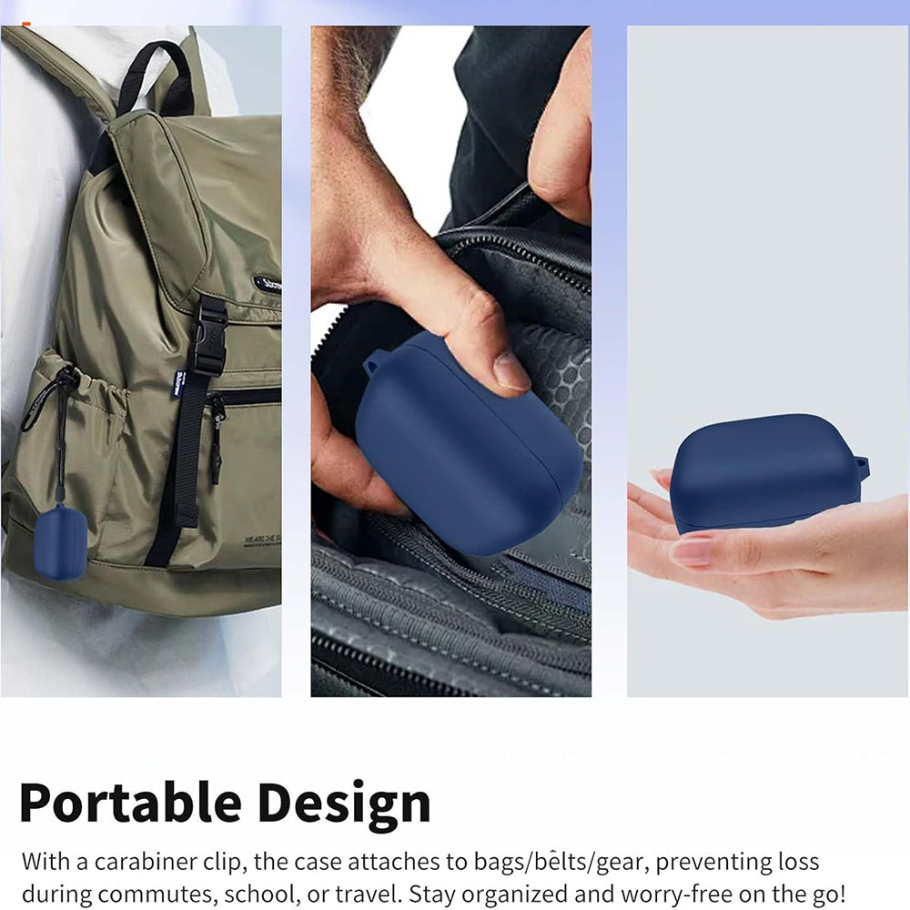Techsuit Silicone Cover til Samsung Galaxy Buds4 / Buds4 Pro, Rød
