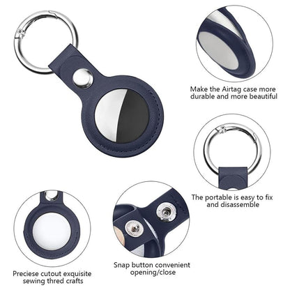 Techsuit SLH1-etui til Apple AirTag, Blå