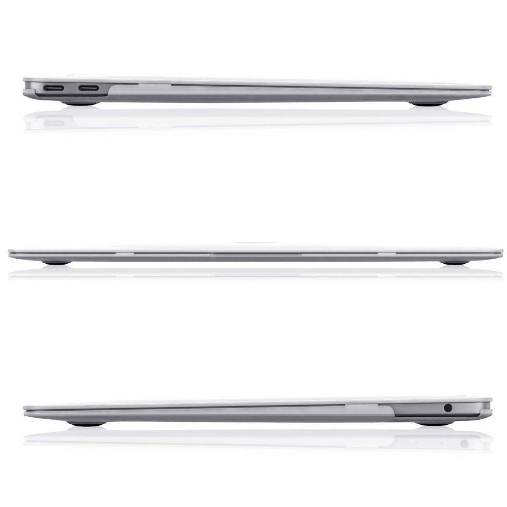 Techsuit UltraShell-etui til Apple MacBook Air M2 13 tommer (2024) / Air M2 13 tommer (2022), Mat Transparent