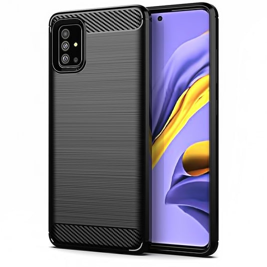 Cover til Samsung Galaxy A51 5G A516, Carbon, Sort