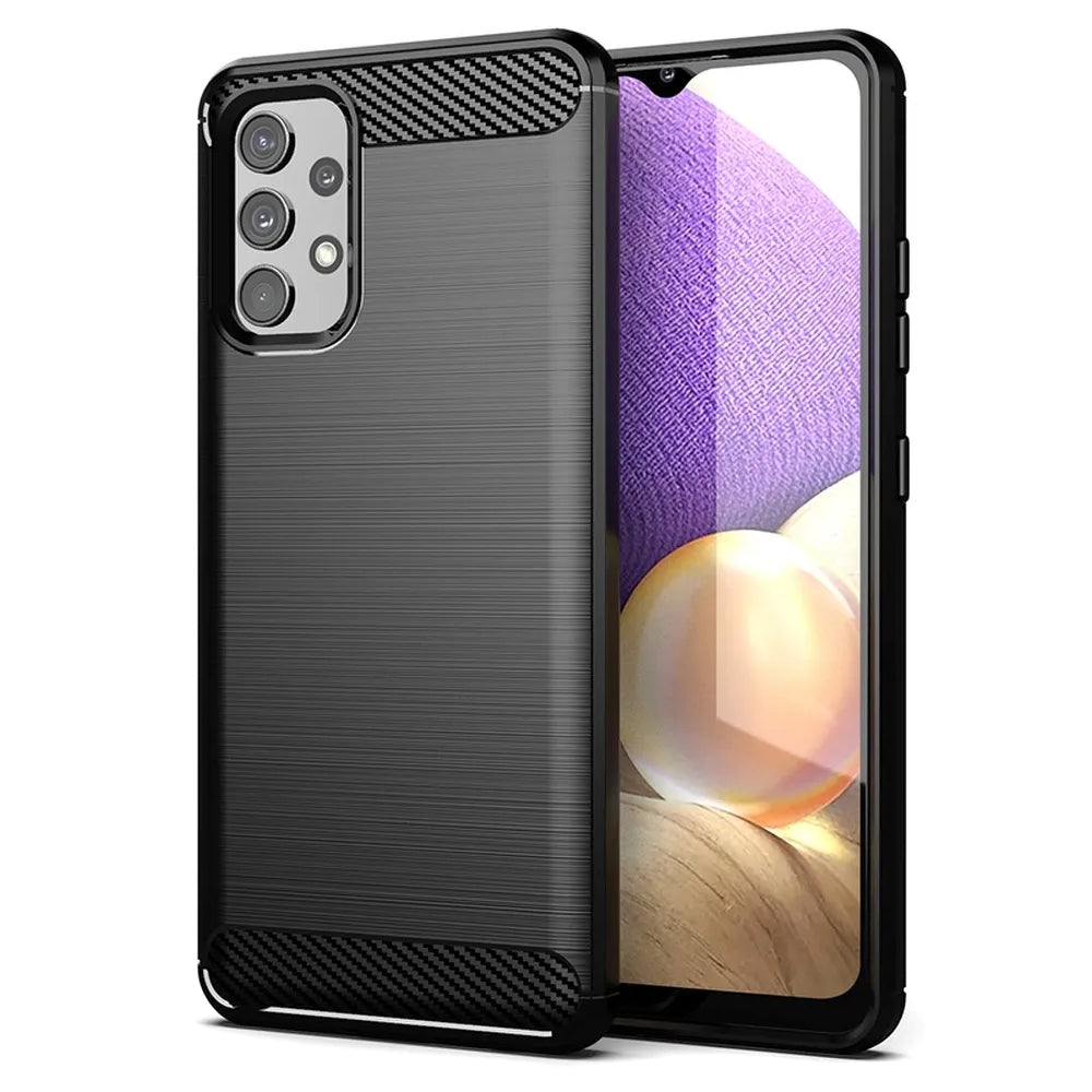 Cover til Samsung Galaxy A33 5G A336, Forcell, Carbon, Sort