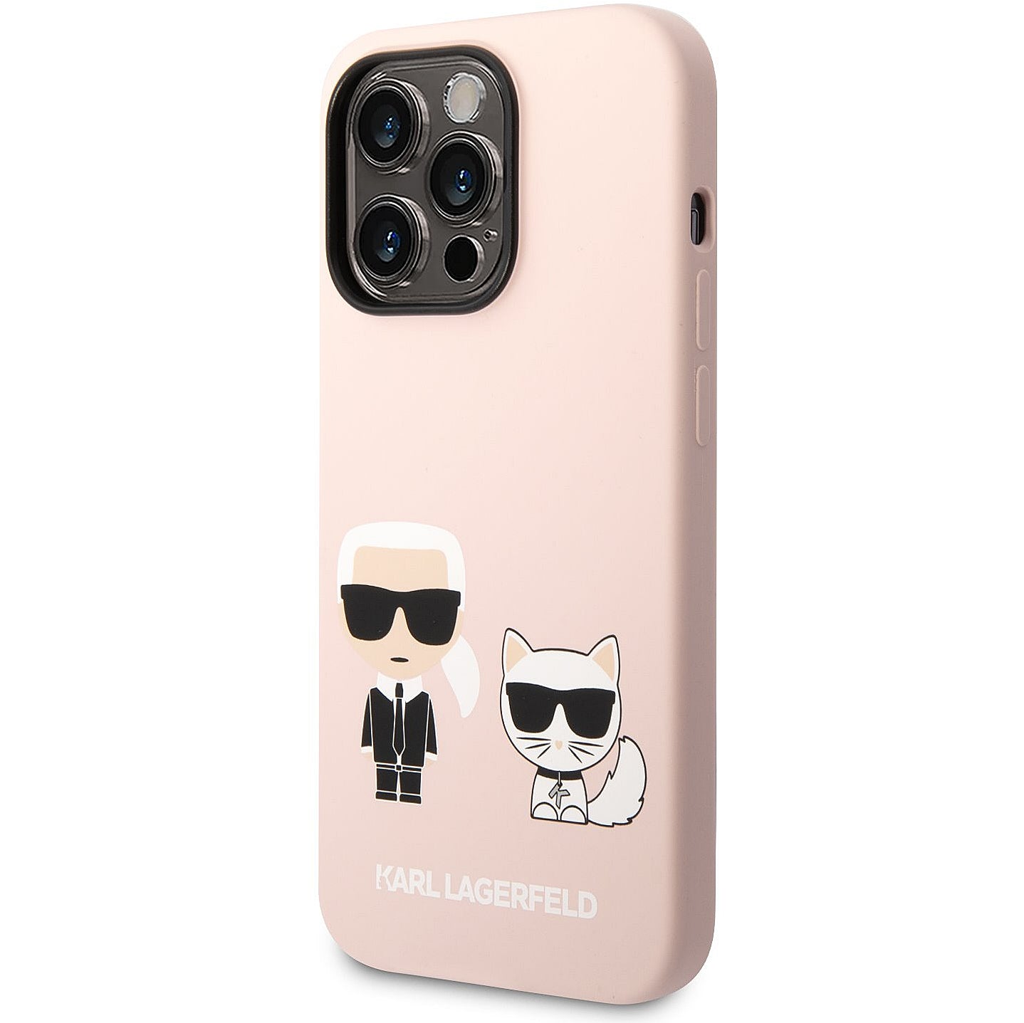 MagSafe cover til Apple iPhone 14 Pro Max, Karl Lagerfeld, Silicone Body Karl & Choupette, Pink