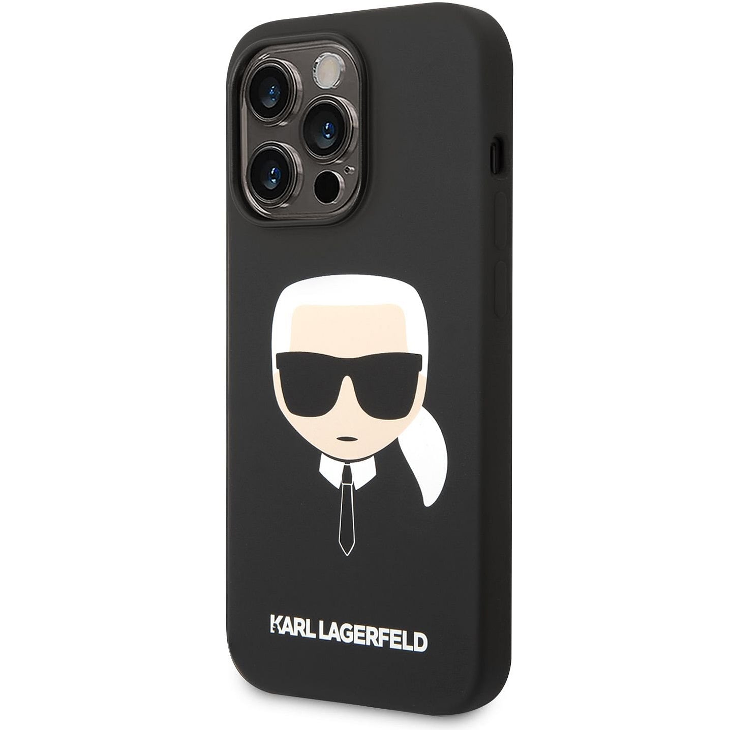 MagSafe cover til Apple iPhone 14 Pro, Karl Lagerfeld, Silicone Karl Head, Sort