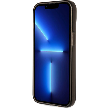 TPU-etui Karl Lagerfeld IML til Apple iPhone 14 Plus, Ikonik NFT, Gennemsigtig Sort KLHCP14MHNIKTCK