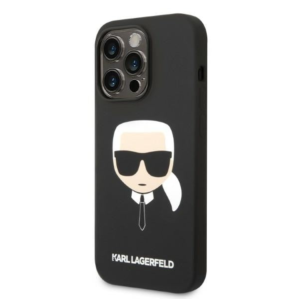 MagSafe cover til Apple iPhone 14 Pro, Karl Lagerfeld, Silicone Karl Head, Sort