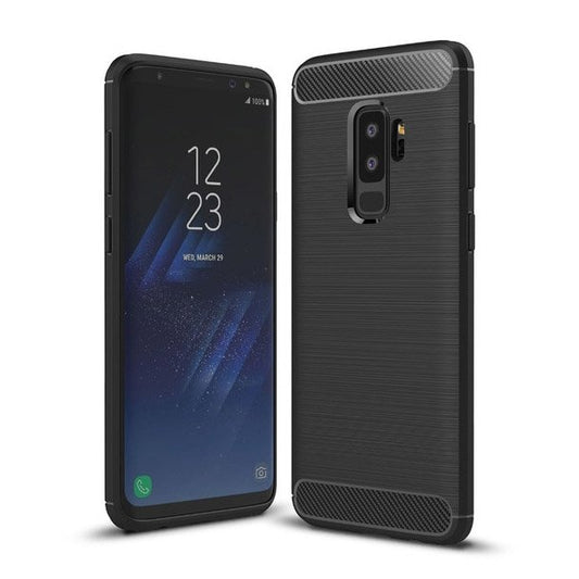 Cover til Samsung Galaxy S9+ G965, OEM, Carbon, Sort